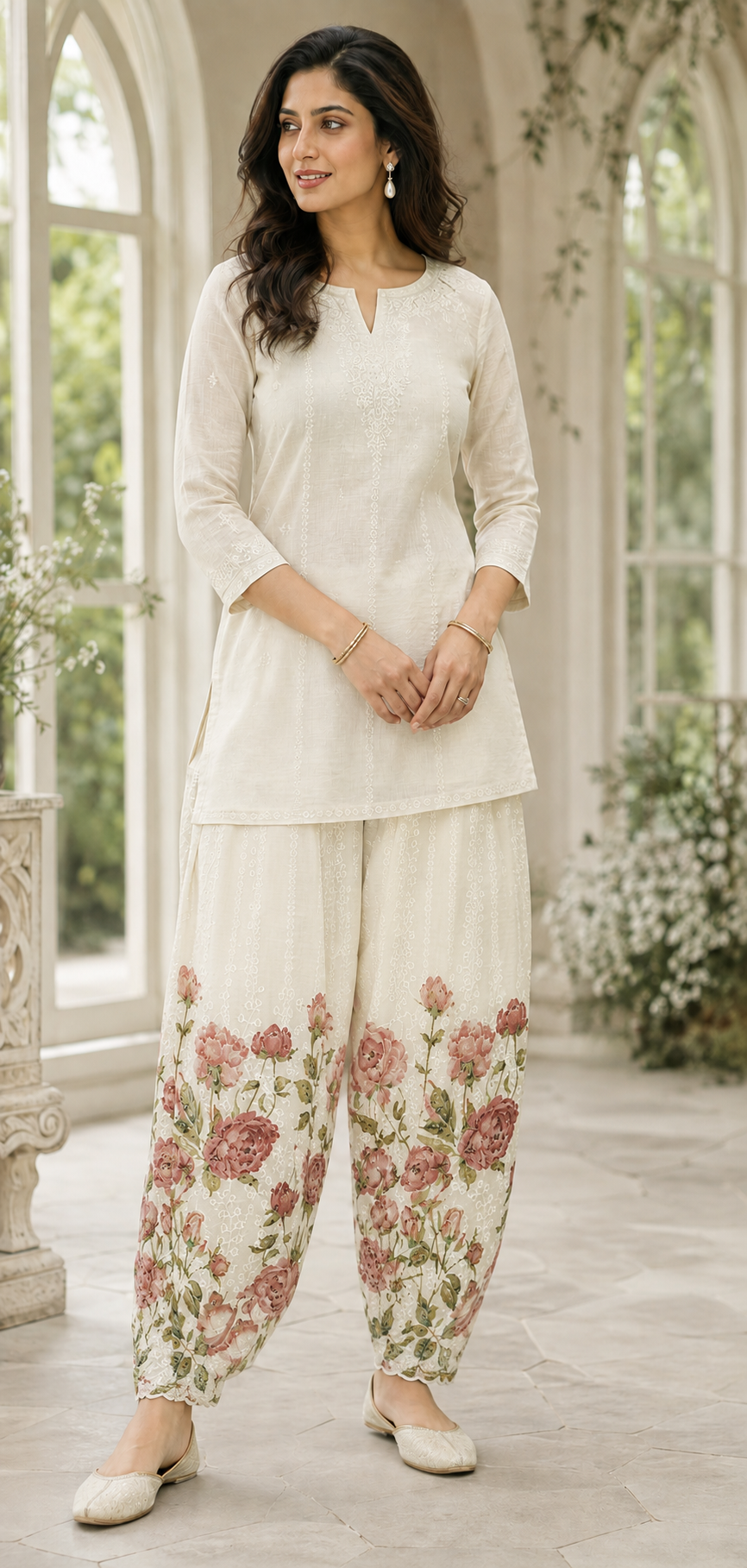 Rust Digital Print Salwar