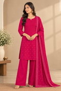 Deep Pink Cotton Kurta Set