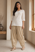 Light Brown Chikankari Salwar