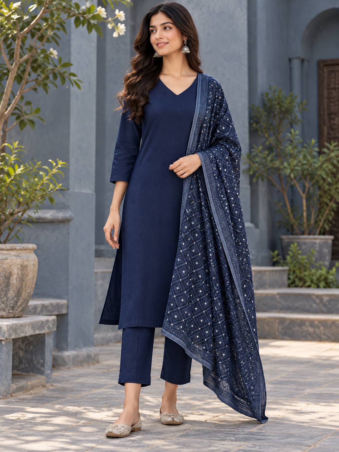 Reet Blue Kurta Set
