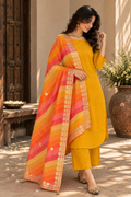 Reet Mustard Kurta Set