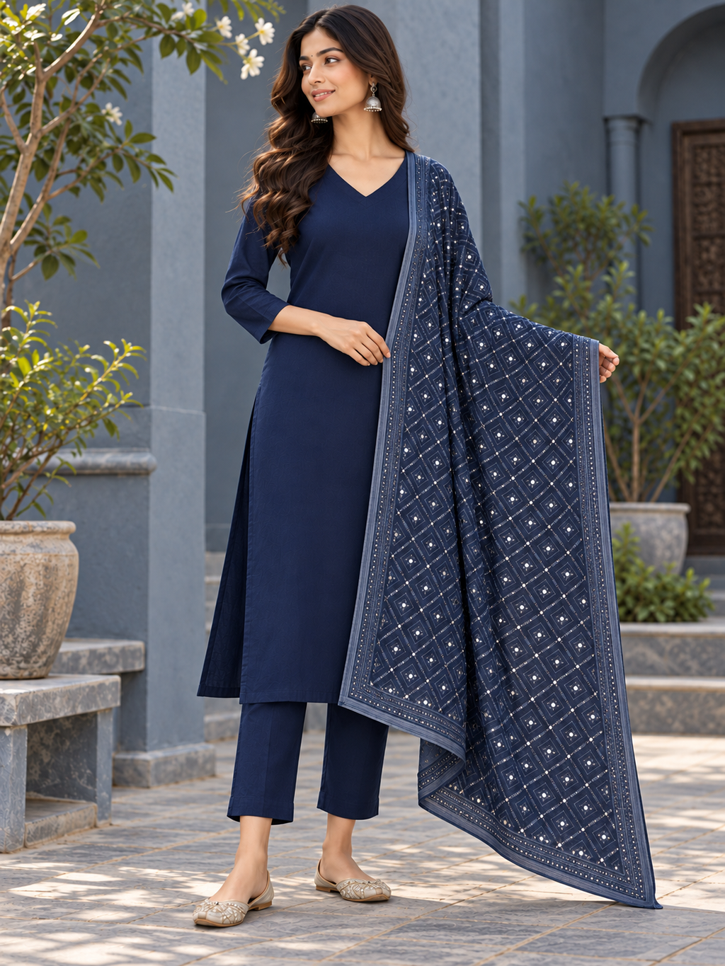Reet Blue Kurta Set