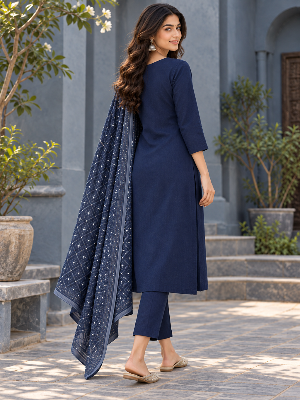 Reet Blue Kurta Set