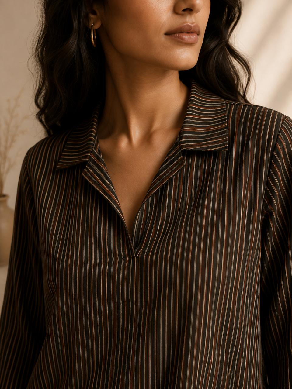 Rooh Stripes Kurta