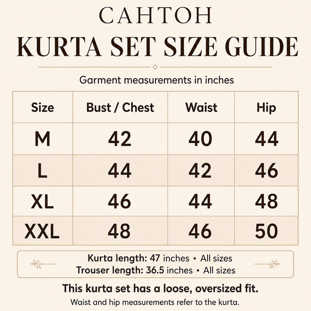 Sehej Chikoo Khadi Kurta Set