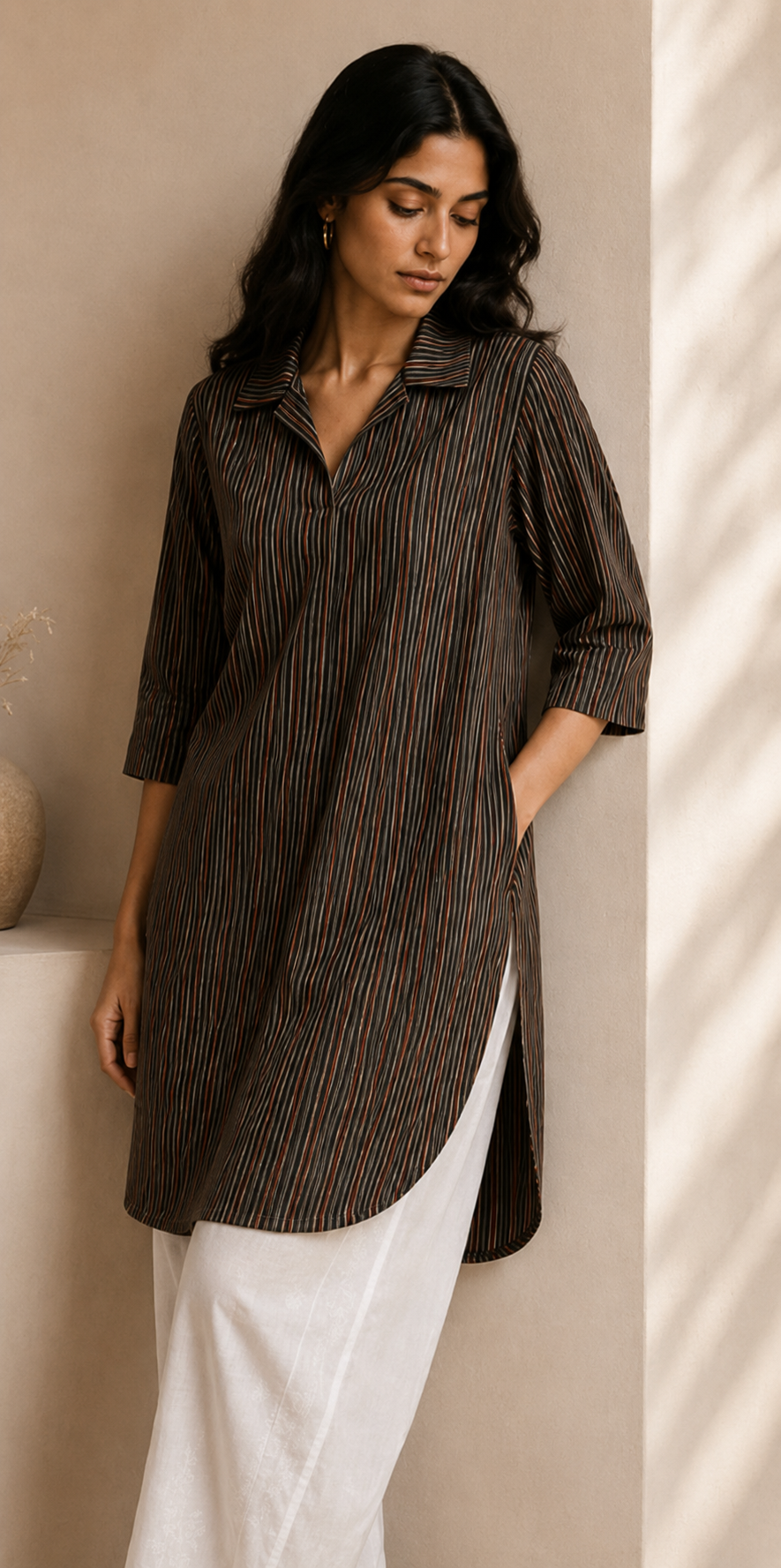 Rooh Stripes Kurta