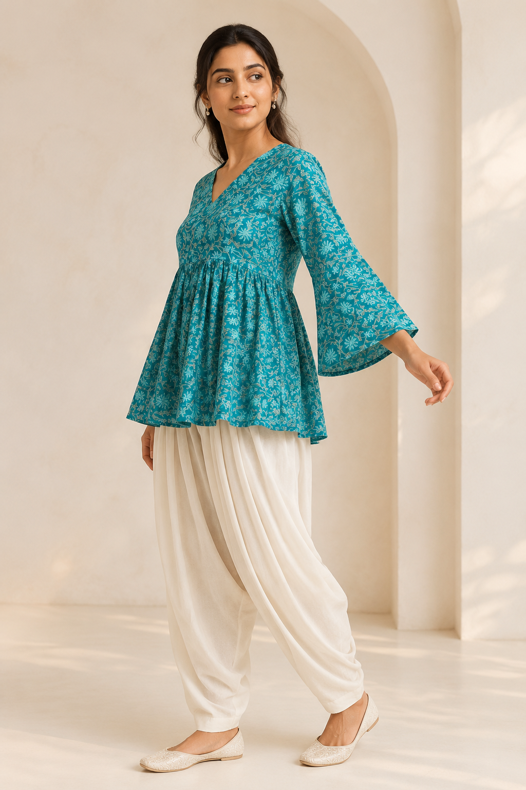 Noor - Blue Floral